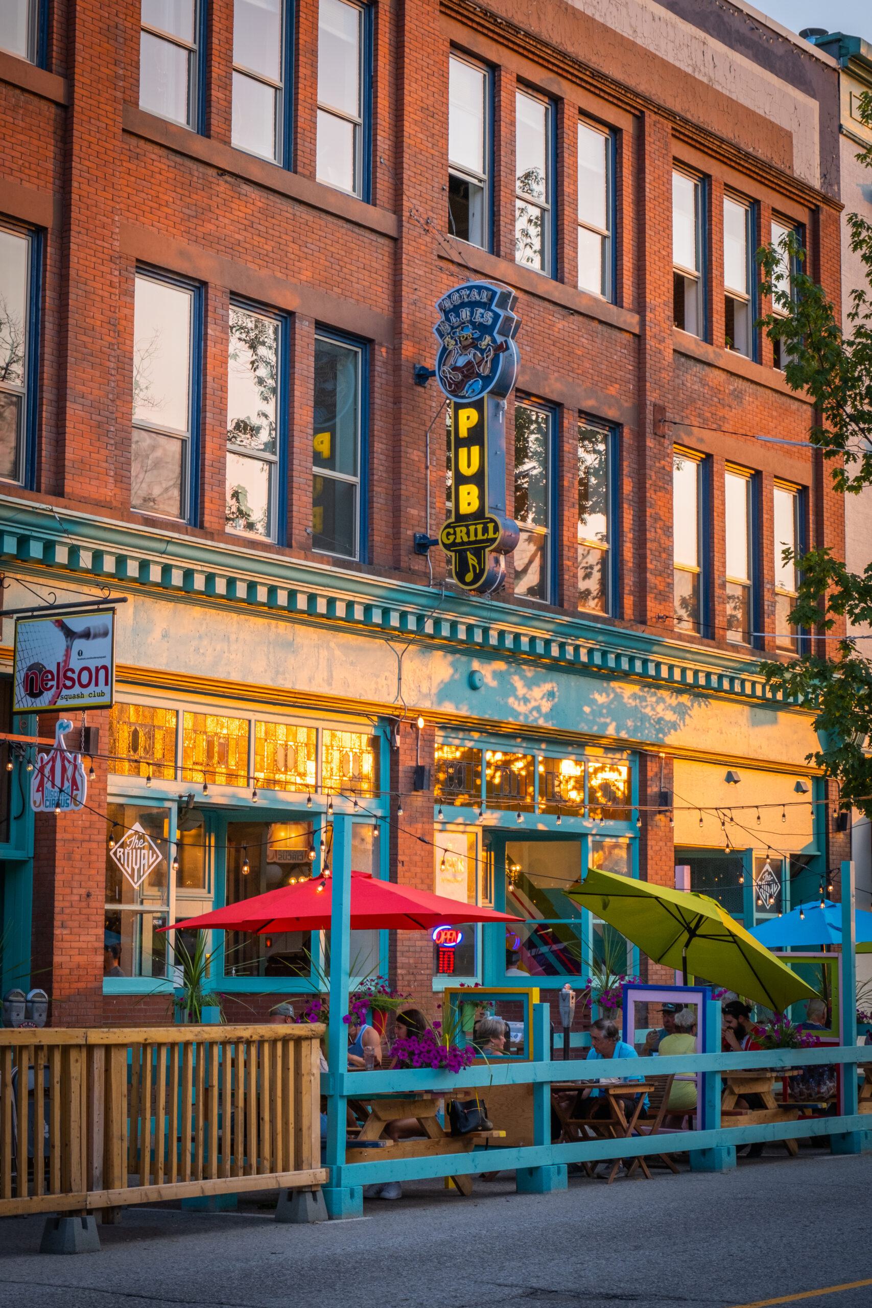 Downtown Nelson Brewpub Evening